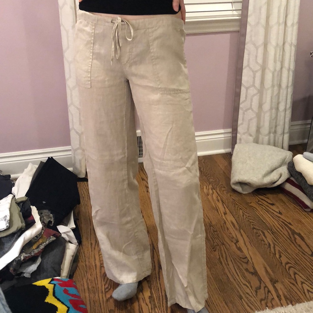 Linen beach pants
